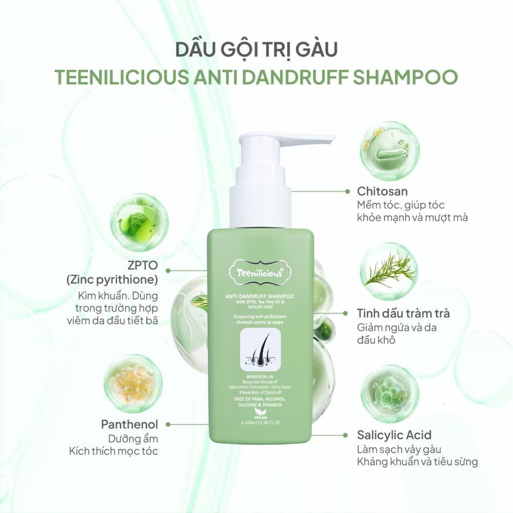 Dầu gội trị gàu Teenilicious