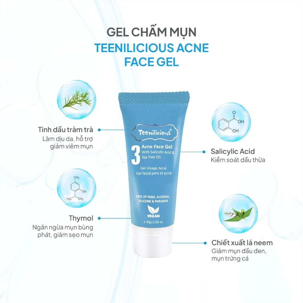 Gel trị mụn Teenilicious