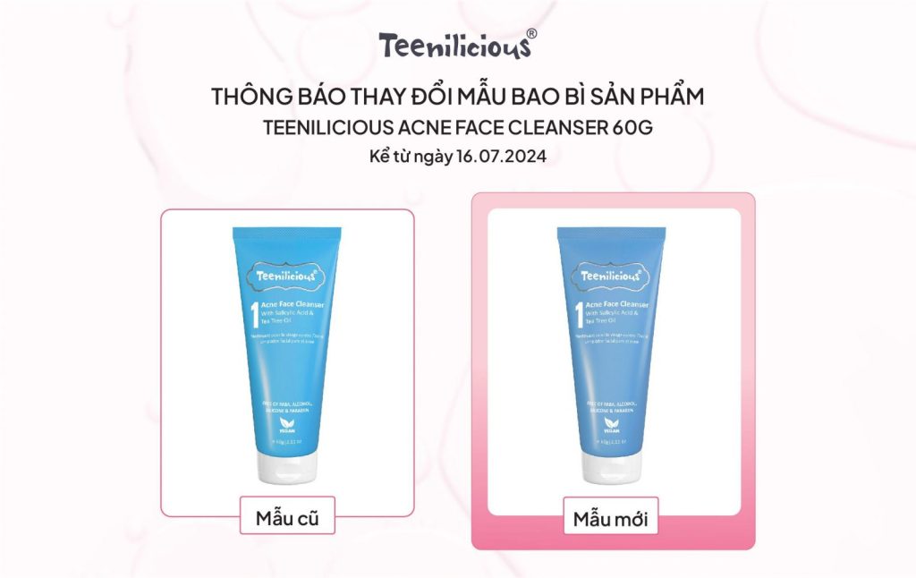 Teenilicious thay đổi bao bì sản phẩm